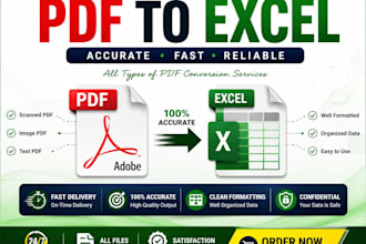 convert PDF to excel with accurate formatting