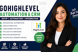setup gohighlevel automation CRM workflow website and leadconnector