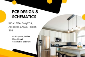 design pcb layout, circuit schematic, gerber files, bom, pcb boards