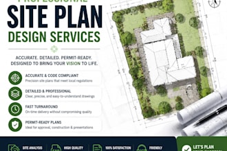 design accurate site plans, plot layouts, and building maps