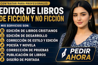 hacer edición de desarrollo edicion de linea para libro de ficcion y no ficcion