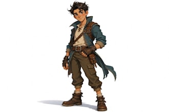 design characters for animation and games