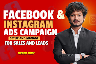 setup  facebok ads campaign, instagram ads advertising , meta marketing, fb ads
