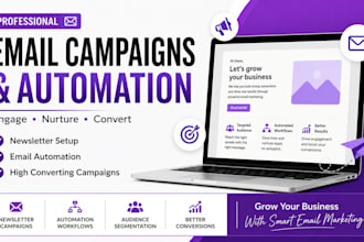 set up email campaigns newsletter and automation in mailerlite keap