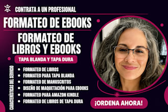 correccion de testos formato de libros, edicionde bolsillo tapasdura para kdp