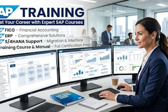 create sap erp sap fico training, training manual, training video, sap support