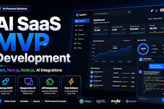 build your startup mvp saas web application