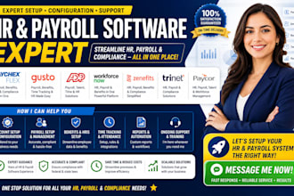 setup HR software paychex flex gusto adp workforce now zenefit trinet peo paycor