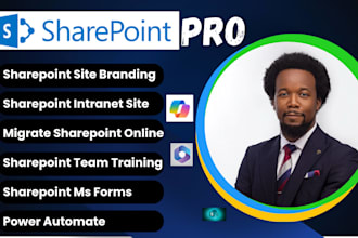 develop sharepoint online intranet spfx webparts power apps automate