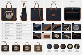 design full tech packs for bag concept backpack handbag purse wallet suitcase