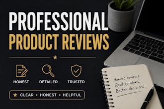 write an honest product review or game review