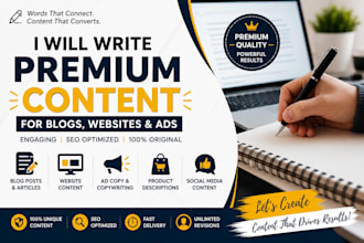 create high quality SEO optimized content