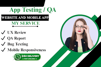 review your website or app and report feedback for user experience test