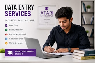 provide accurate data entry and fast typing services