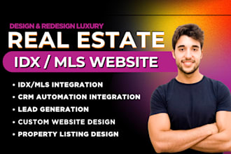 build a real estate investor wordpress website with idx mls and lead generation