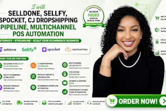 selldone sellfy spocket uk cj dropshipping pipeline multichannel pos automation