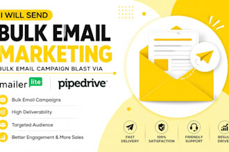 send bulk email marketing bulk email campaign blast via mailer pipedrive hubspot