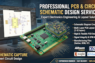 pcb layouts and create professional circuit schematics