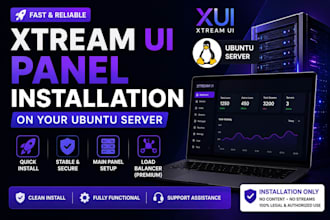 install xtream UI panel on your ubuntu server