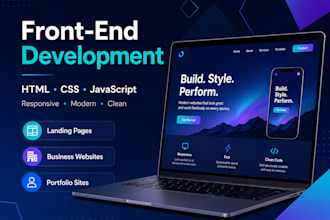 build a responsive HTML CSS javascript website
