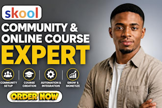 setup skool community online course be skool community manager as a skool expert