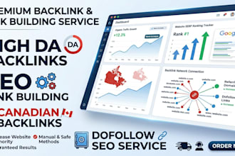 build high da canadian backlinks and SEO link building service