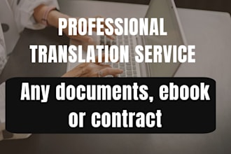 translate your book or ebook from english to spanish or german