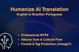proofread and humanize your ai translation to portuguese