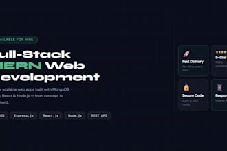 build a modern responsive full stack website with react and node