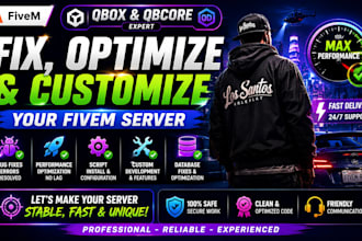fix, optimize and customize your fivem qbox or qbcore server