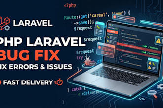 fix PHP laravel bugs, errors, and issues