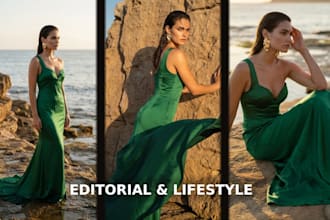 ai fashion model photos for clothing brands, no studio
