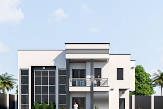 create photorealistic 3d architectural models and exterior renderings