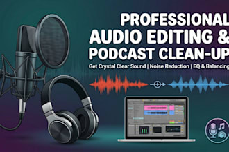 edit and clean your podcast or video audio