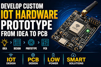 develop custom iot hardware prototype from idea to pcb