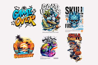 do custom graffiti typography t shirt streetwear clothing