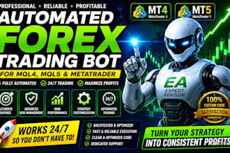 create automated forex trading bot for mql4 mql5 and metatrader