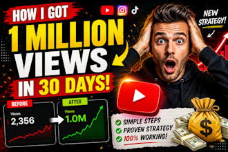 design clickable youtube thumbnails professionally