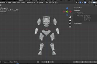 create 3d helmets cosplay masks and wearable props for printing