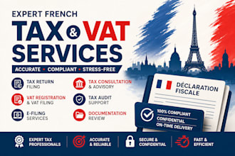 do french tax return, france vat registration and tax filing vat return ca12