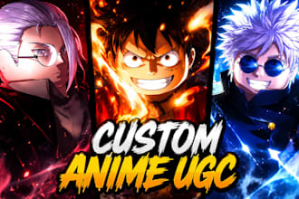 create custom roblox ugc, 3d model, roblox ugc accessories, weapon, wearables