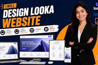 design looka website, looka website redesign, landing page, ionos website design