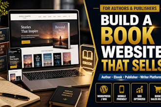 author website, book author website, ebook website and publisher website