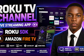 develop roku TV ott app developer specializing in roku channel development,