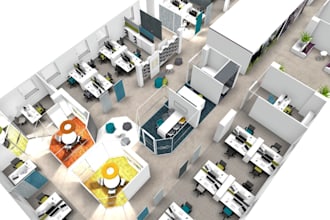 create professional interior layouts 2d cad drawings and space plans