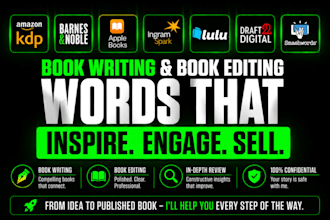 write immersive books for KDP pro ebook writer kindle writing