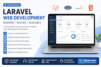 develop a custom laravel or codeigniter PHP web application