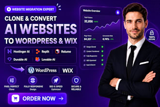 clone convert hostinger ai replit relume durable ai lovable ai to wordpress wix