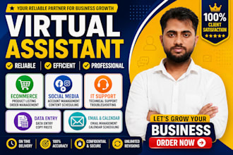 be your virtual assistant for e commerce and admin support
