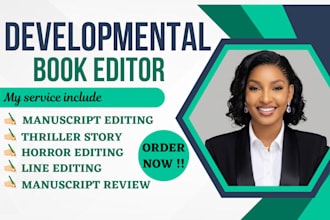 developmental edit thriller mystery and suspense novels